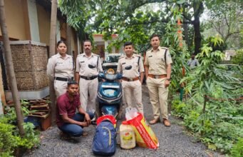 अवैध शराब का परिवहन कर रहे आरोपी को आबकारी दल ने पहुंचाया जेल