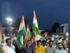 भुजलिया जुलूस में सांसद श्री साहू के नेतृत्व में तिरंगा यात्रा का हुआ आयोजन