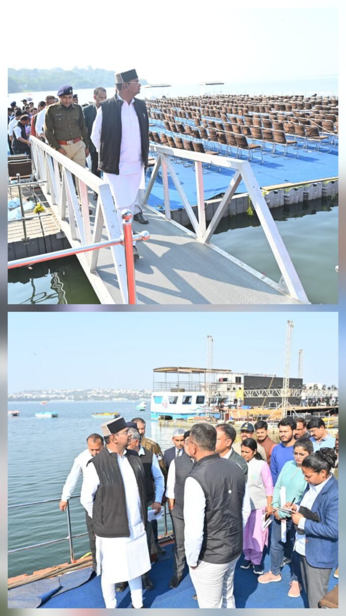 वॉटर प्रोजेक्शन और लेजर शो के साथ होगी रंगारंग शुरूआत मुख्यमंत्री डॉ. यादव करेंगे खेलो एमपी यूथ गेम्स का शुभारंभ