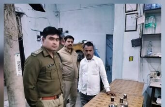 कलेक्टर केआदेश पर आबकारी अधिकारी जागे आधा दर्जन ढाबों पर की कार्यवाही