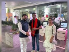 सांसद बंटी विवेक साहू ने छिंदवाड़ा के लाल आशुतोष वरदेय का गुवाहाटी में किया सम्मान